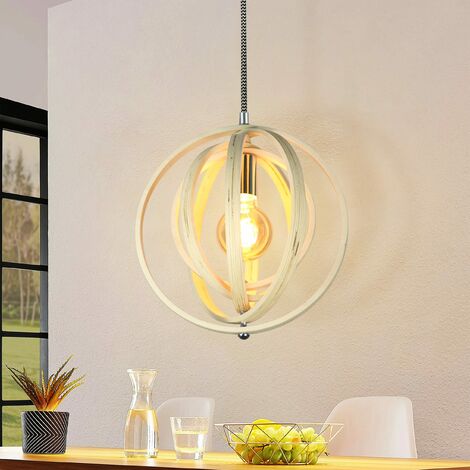ZMH Pendelleuchte esstisch Holz Hängelampe Esszimmerlampe 1 - 30cm Flamming höhenverstellbare Pendellampe E27 Fassung -Hängeleuchte für Esszimmer Bar Restaurants - ohne Leuchtmittel«