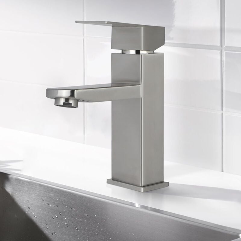 ZMH - Robinet salle de bain lavabo - robinet haute pression eau chaude et froide robinet en acier inoxydable robinet de salle de bain pour salle de