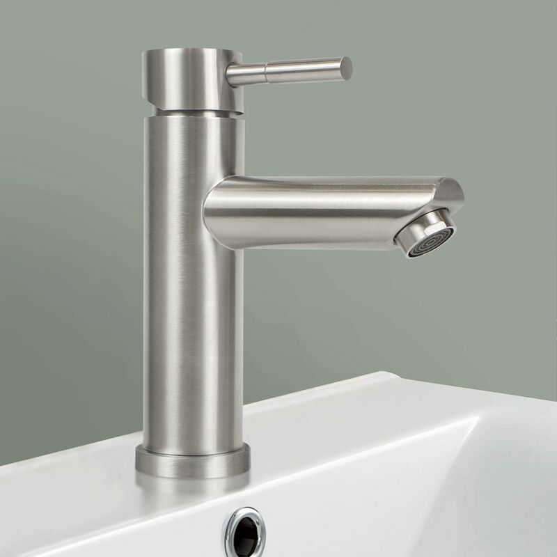 ZMH - Robinet salle de bain lavabo - robinet haute pression robinet lavabo eau chaude et froide robinet mitigeur pour salle de bain cuisine évier /