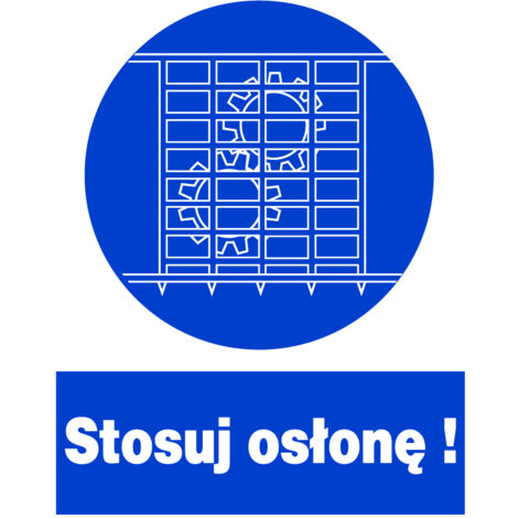 ZNO-25 - Arbeitsschutzschild - Schutzschild verwenden 23x28