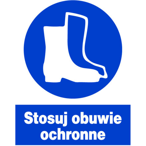 ZNO-8 - Arbeitsschutzzeichen - Schutzschuhe tragen