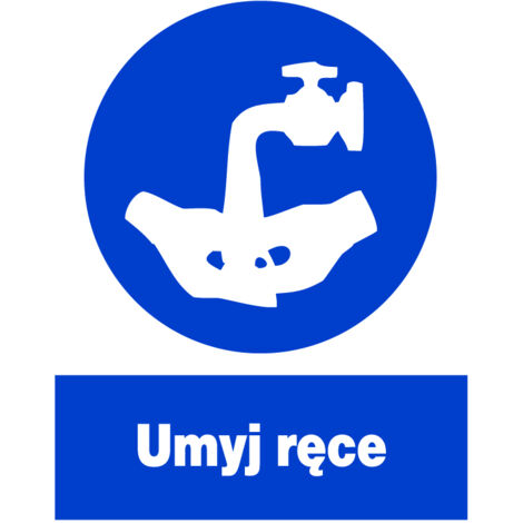 ZNO-9 - GEBOTSZEICHEN - Hände waschen - Schild