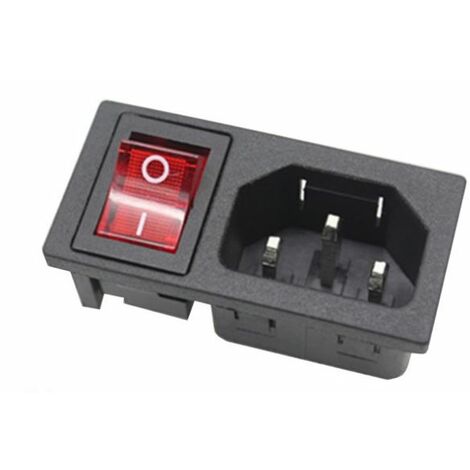 Zócalo de Alimentación con Interruptor Basculante AC03A