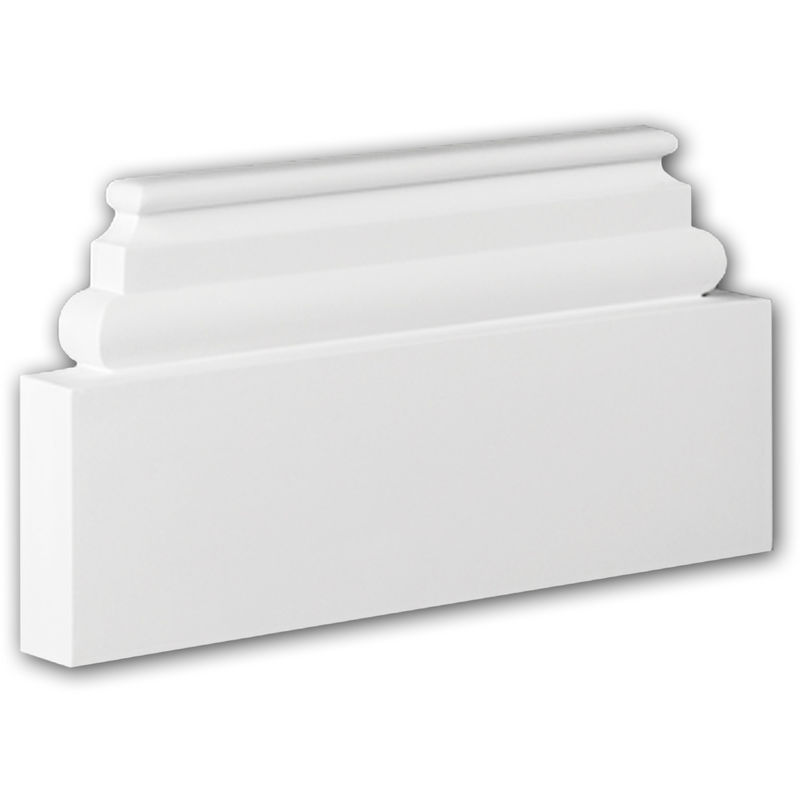 

Profhome Decor - Zócalo de pilastra 123500 Profhome Elemento decorativo diseño atemporal clásico blanco