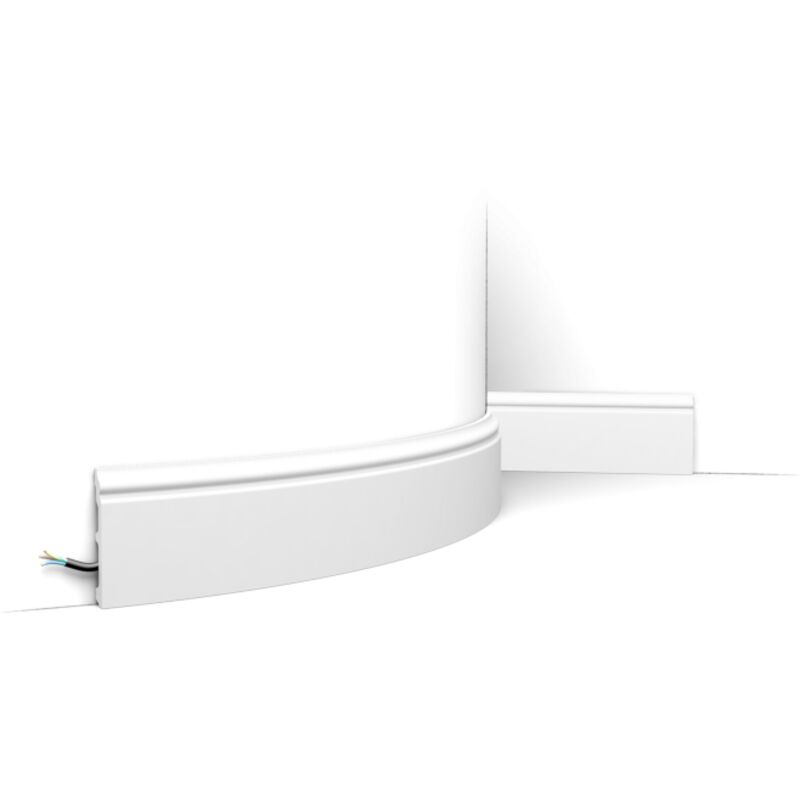 Orac - Zócalo Decor SX173F axxent contour Moldura decorativa Perfil de estuco flexible 2 m