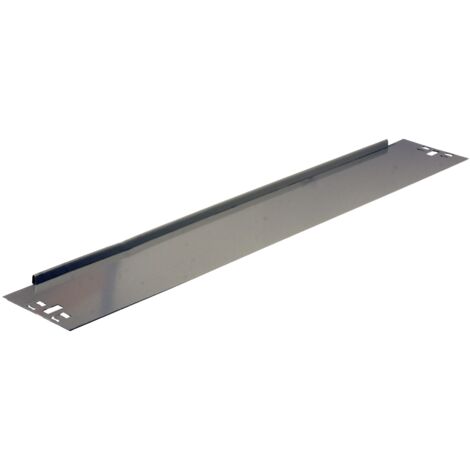Zocalo para estanteria en color gris fabricado en metal simonrack 500 x 100 mm