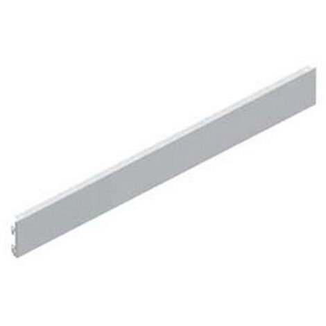 Zoccolo in lamiera liscio mm.100h grigio ral 7035 - Misure: mm 1000 l.x100 h