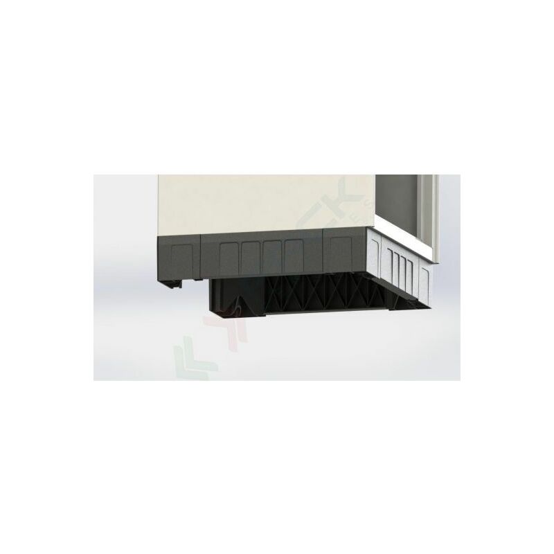 Zoccolo in polipropilene per armadio metallico