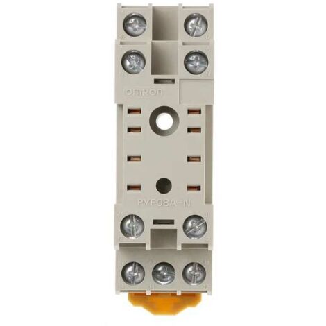 Zoccolo plastica per relè MY2 marca Omron codice OMRPYF08ANBYOMZ168