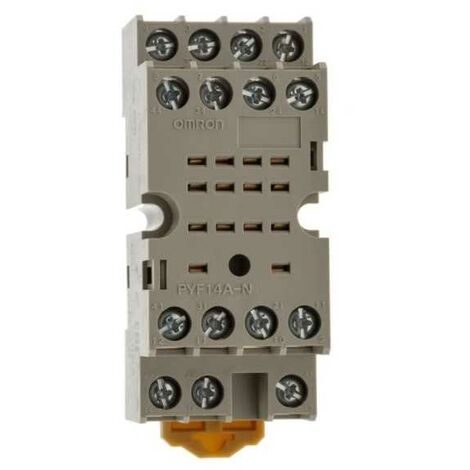 Zoccolo plastica per relè MY4 marca Omron codice OMRPYF14ANBYOMZ168