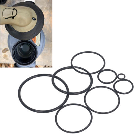 Zodiac Nature 2 kompatibles O-Ring-Reparaturset – 8-teiliges Silikonset für Schwimmbadwasserreiniger