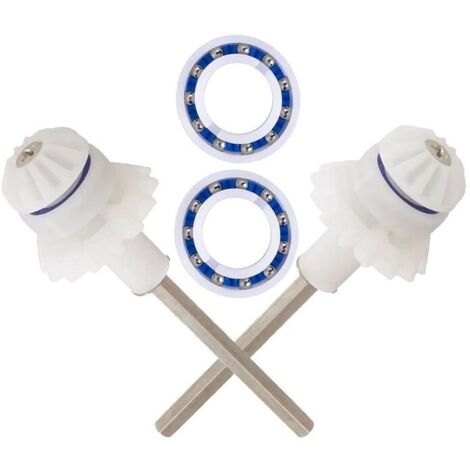 Zodiac Poolreiniger Antriebswellen-Reparatursatz R0525100 + Radlagersatz R0527000 (jeweils 2 Stück)