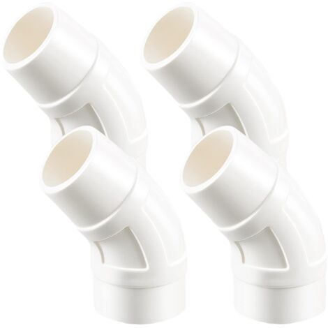 Zodiac W70244 45-Grad-Winkeladapter (4er-Pack) - Universelles Anschlusszubehör für Poolroboter der Serien G2/G3/G4.