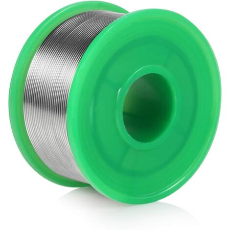 ZOLGINAH 0,8 mm Fil à Souder Sans Plomb Sn 99.3-Cu 0.7 Soudure Etain avec Colophane Core pour Soudure Électrique (100g)
