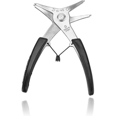 ZOLGINAH, 1 pieza, alicates de circlip de doble propósito, herramienta de reensamblaje de anillos a presión para quitar anillos a presión de 10MM-40MM