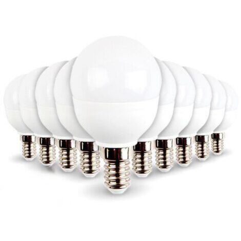 ZOLGINAH 10 Pack E14 Mini Globo Bombilla LED 5.5W 470 Lumens Eq 40W  Temperatura de color: Blanco cálido 2700K