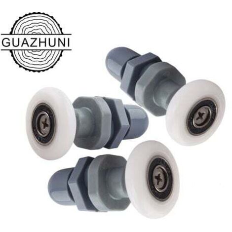 ZOLGINAH 10single Porte de douche coureurs/roues/poulies/guides 23 mm Diamètre