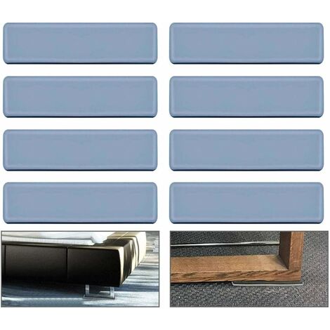 ZOLGINAH 8 Deslizadores de teflón adhesivos Deslizadores de teflón Deslizadores de teflón para muebles Deslizadores de teflón autoadhesivos Deslizadores de muebles redondos para sillas y sillones (B)