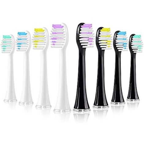 ZOLGINAH 8 Têtes de Brosses de Rechange Pour Brosse À Dents Électrique Rechargeable - Pour un Nettoyage en Profondeur Et Une Meilleure Protection Des Gencives