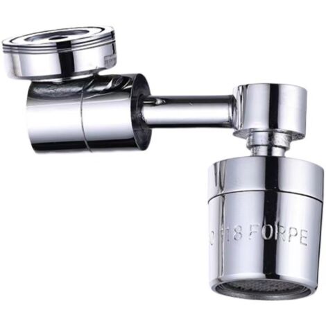 ZOLGINAH Aérateur de Robinet, Réglable Filtre Rotatif, Economiseur d'eau, Extension de Douche de Robinet pour éviers de Cuisine, Salle de Bain (Mode unique)