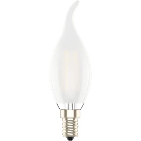 ZOLGINAH Ampoule de Bougie, C35 E14 Non Dimmable, LED Ampoule à Filament 4W,4W Équivalent Ampoule Incandescente 30W, Doux Blanc Chaud 2700K, Petite Vis Edison,AC220-240V,Lot de 5 [Classe énergétique A