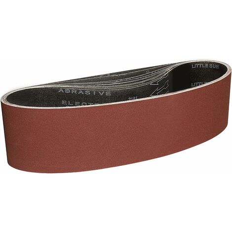 ZOLGINAH Bandas de Lijado 100x915 mm-10 Piezas de Banda de Lijado de Grano 320 para Lijar y Pulir con Lijadora de Banda Portátil