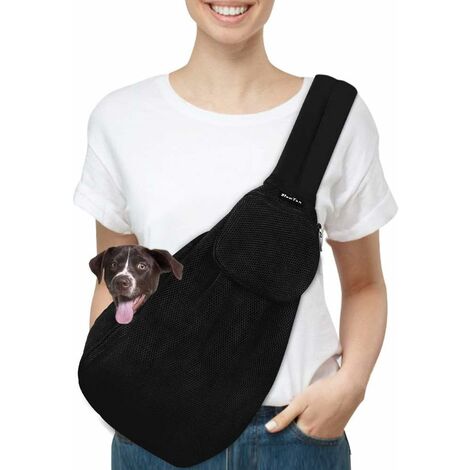 ZOLGINAH Bolsa de transporte para perros, bolsa de hombro manos libres para mascotas pequeñas con correa ajustable, adecuada para llevar mascotas pequeñas en viajes al aire libre