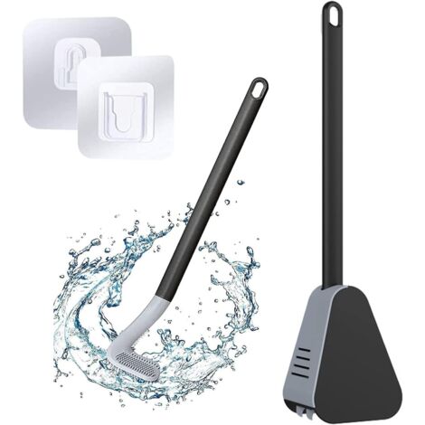 ZOLGINAH Brosse WC Golf Brosse WC en Silicone Brosse WC Salle De Bain Nettoyer La Brosse d'angle De Toilette Brosse Nettoyage sans Impasse à 360 ° pour Le Nettoyage en Profondeur Toilettes Salle De Ba