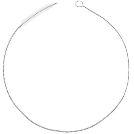 ZOLGINAH Cepillo de limpieza con pajita reutilizable de 45 cm, cepillo de paja de nailon para chupetes, pajitas y boquillas de tetera (2 piezas)