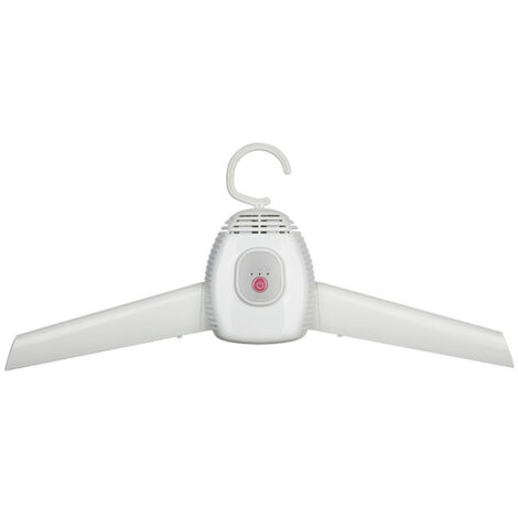 ZOLGINAH Cintre pour SèChe-Linge/Pliable/Technologie de Chauffage en CéRamique PTC/Commande à 1 Clé/avec Chaussures de SéChage de Tube de Chaussure/Roulement 5 KG/pour Le Camping de Tourisme IntéRieur
