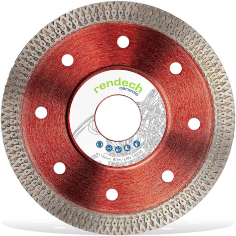 ZOLGINAH Disco de diamante 125 mm para baldosas de gres porcelánico, cerámica, granito - Disco para baldosas con Ornament Technology