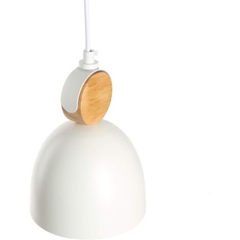 ZOLGINAH E27 Moderne Metal Suspensions Luminaire Sphérique Plafonnier Lustre Industriel en Métal Plafonnier Lustre Plafonnier Lampe LED (Blanc)