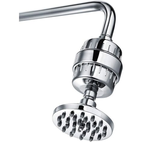 ZOLGINAH Filtre à douche Cartouche de Filtre Remplaçable Empêche les Cheveux et la Peau de Sécheresse Supprimer le Chlore le Métal