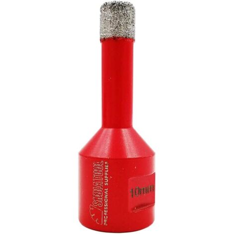ZOLGINAH Forets Diamant 10mm Trépans de Forage avec Filetage M14 pour Perçage à sec en Porcelaine Carrelage Granit Marbre