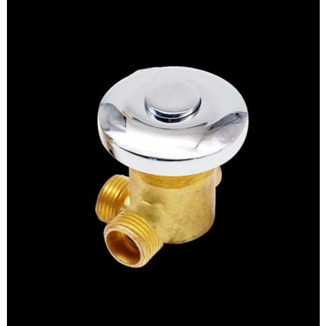 ZOLGINAH Grifo termostático para ducha Mezclador de latón Grifos de compuerta Válvulas de compuerta Salida de 1 vía Mezcla de agua fría y caliente Montado en la pared (Interruptor de control)