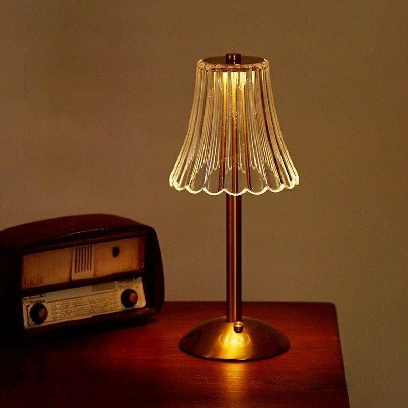 Image of Zolginah - Lampada da tavolo a led senza fili, lampada da tavolo con batteria, lampada da tavolo a led dimmerabile, lampada da comodino, lampada da