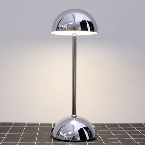 YHT Lámparas de mesa LED inalámbricas recargables a pilas para exteriores,  luz impermeable de 6000 mAh, 3 niveles de brillo, regulable, lámpara de