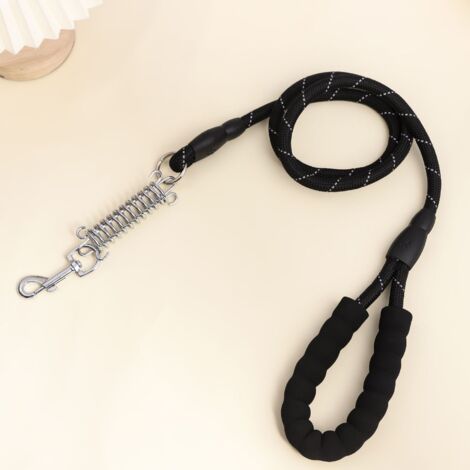 ZOLGINAH Longe pour Chien, 150cm, Laisse Chien 10m avec Poignée et Sac de Rangement Longue Corde Chien, Laisse Longue Caoutchoutée, Antidérapante et Robuste pour Petits à Grands Chiens