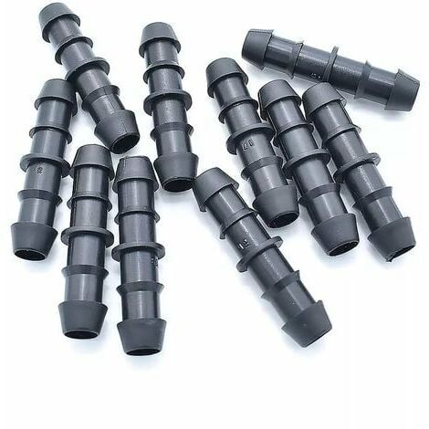 ZOLGINAH Lot de 10 raccords de jonction cannelés 16x16 pour micro irrigation