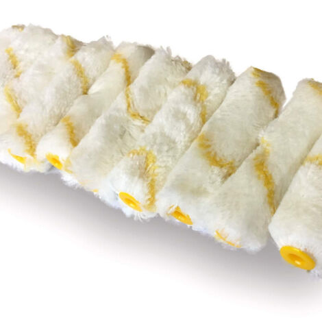 ZOLGINAH Lot de 10 Rouleaux de Peinture,Mini Rouleau Peinture de 10cm,Petit Rouleau Peinture pour Peinture,Murs,Porte et Maison