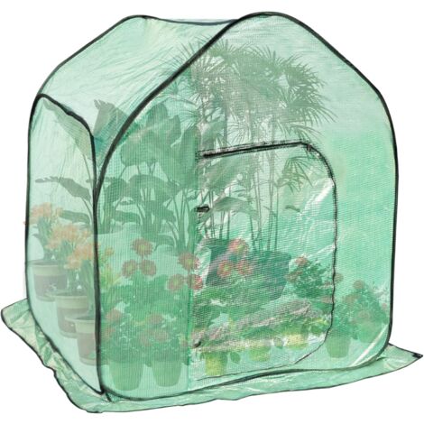 ZOLGINAH Mini Invernadero Emergente - Pequeña Carpa de Invierno para Plantas - Maceta - Mini Invernadero - Protección Invernal para Plantas (150 x 150 x 150 cm)