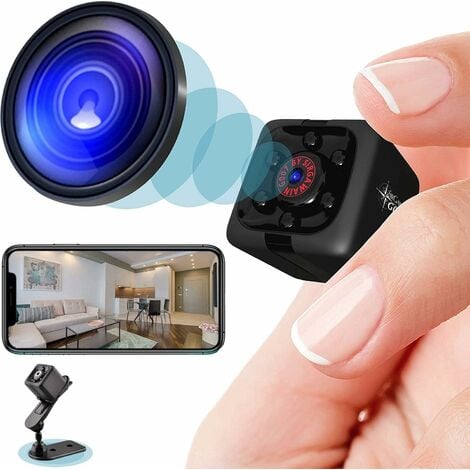 Mini telecamera spia, telecamera spia magnetica wireless hd, wifi, lunga  durata della batteria, telecamera interna con visione notturna e rilevatore