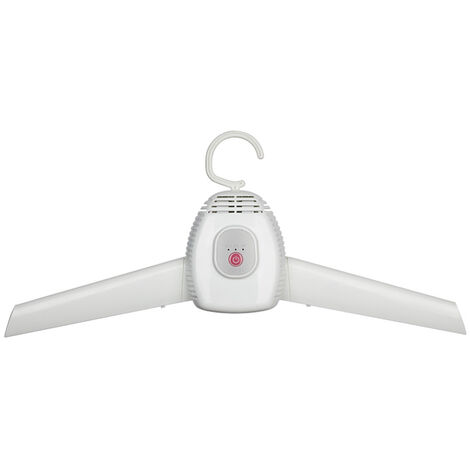 ZOLGINAH Percha para Secadora de Ropa/Plegable/Tecnología de Calefacción de Cerámica PTC/1 Control de Tecla/con Zapatos de Secado de Tubo de Zapato/Cojinete de 5KG/Para Camping de Turismo Interior
