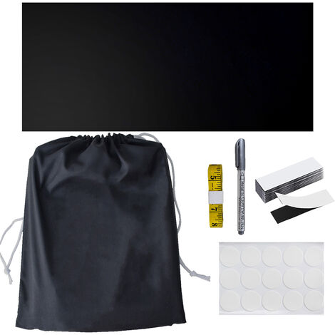 ZOLGINAH Persiana opaca para ventana 350X145 CM, 100% persiana opaca sin taladrar para ventanas, Película opaca para ventana, Película para ventana de privacidad Velux Película para ventana ciega