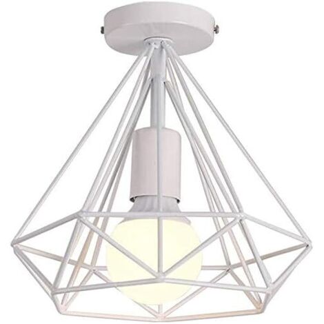 ZOLGINAH Plafonnier Industriel, Lustre Plafond,Eclairage de Plafond Industriel Plafonniers de bureau Pour Salon Salle à Manger Hôtel Restaurant bar luminaire-B