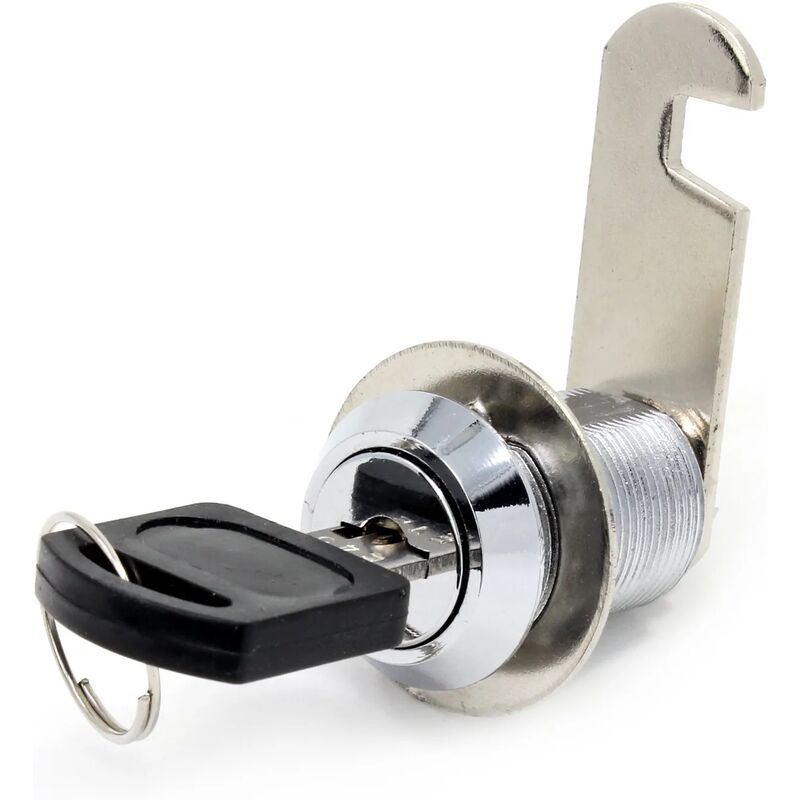 Image of Serratura di sicurezza per cassetta postale in acciaio inossidabile da 16 mm con chiavi abbinate, serratura a cassetto da 25 mm - Zolginah
