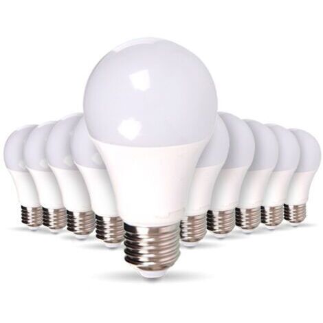 ZOLGINAH Set de 10 bombillas LED E27 11W Eq 75W Blanco natural