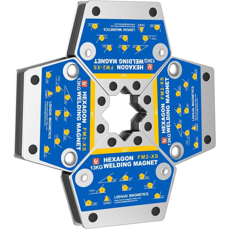 ZOLGINAH Set di 4 magneti magnetici per saldatore