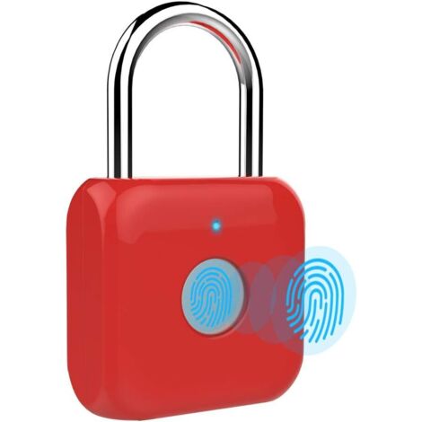 ZOLGINAH Smart Cadenas d'Empreintes Digitales, Serrure de Casier électrique pour Casier de Gymnase, Casier d'école, Bagages
