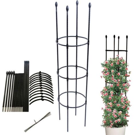 ZOLGINAH Tuteur pour Végétaux ,Support pour Plantes grimpantes,Stable Cage à tomates,Jardin Treillis Grimper légumes & Fleurs et Fruits Grow Cage,Convient pour Le Jardin,Le Balcon